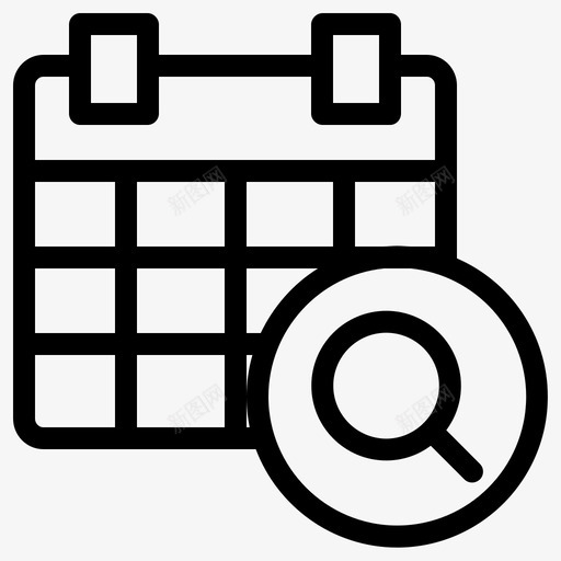 日历日期时间表图标svg_新图网 https://ixintu.com 搜索 日历 日期 时间表 物流配送