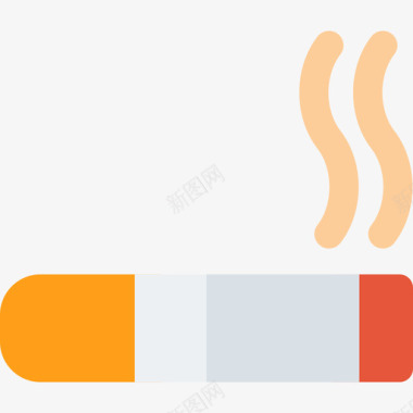 吸烟嬉皮士6平淡图标图标