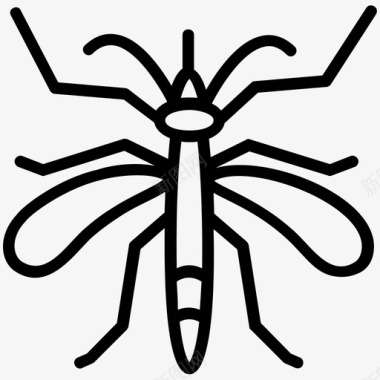 蚊子登革热昆虫图标图标
