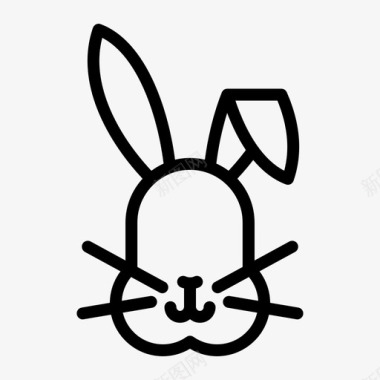 兔子动物牛图标图标