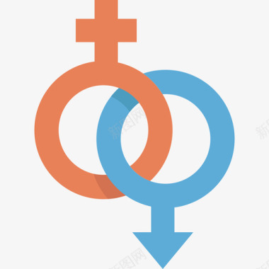 性别科学13平淡图标图标