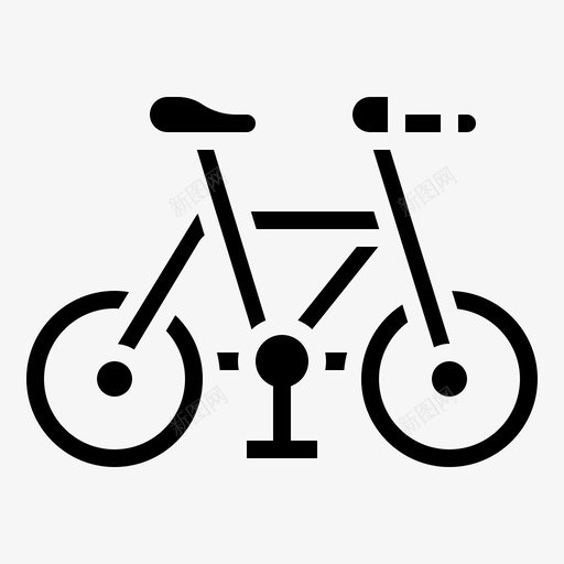 山地自行车娱乐运动图标svg_新图网 https://ixintu.com 娱乐 山地自行车 自行车元素雕文 车辆 运动