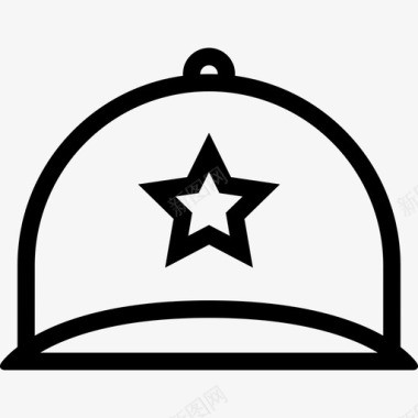 帽子衣服8直线型图标图标