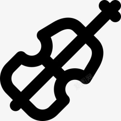大提琴线大提琴音乐图标2线性高清图片