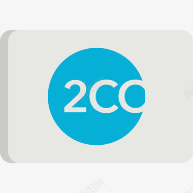 2co信用卡2持平图标图标