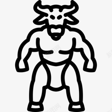 牛头怪神话图标图标