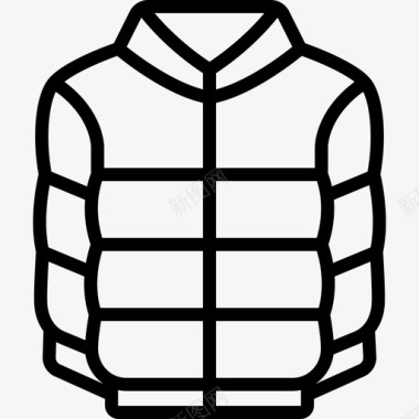 夹克衣服22直线型图标图标