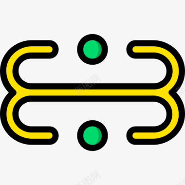 生长符号4黄色图标图标