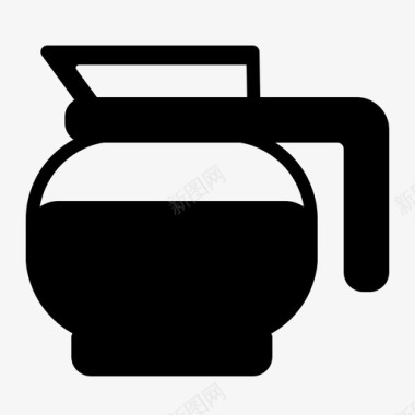 chemex咖啡过滤器图标图标