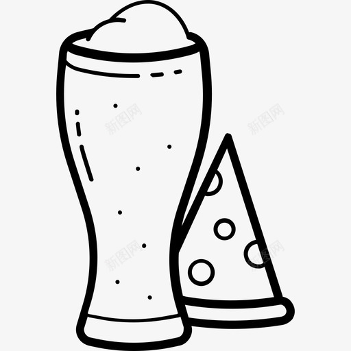 啤酒饮料和小吃手工制作图标svg_新图网 https://ixintu.com 啤酒 手工制作 饮料和小吃