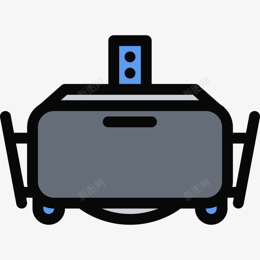 虚拟现实游戏4色彩图标svg_新图网 https://ixintu.com 游戏4 色彩 虚拟现实