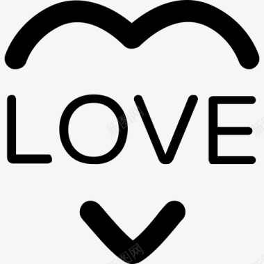 爱爱和浪漫7大胆圆润图标图标