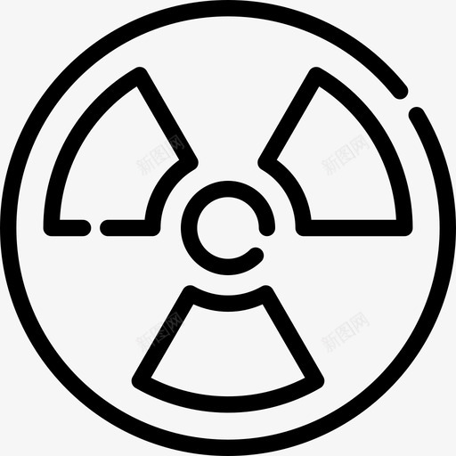 辐射科学12线性图标svg_新图网 https://ixintu.com 科学12 线性 辐射