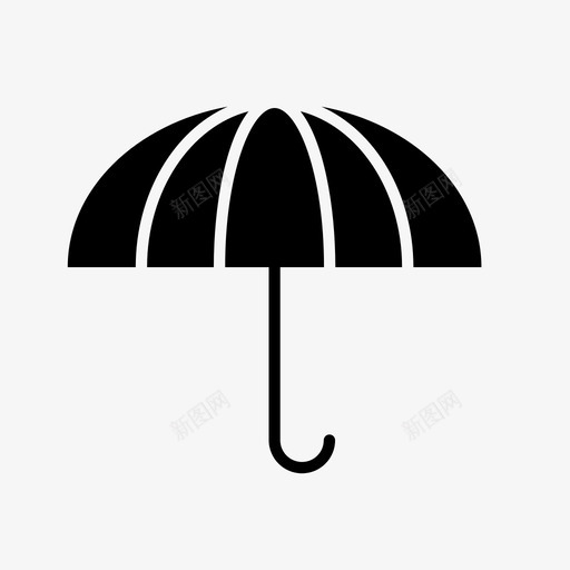 雨伞防病毒秋季图标svg_新图网 https://ixintu.com 天气 数据保护 日常平面图标 秋季 防病毒 雨 雨伞