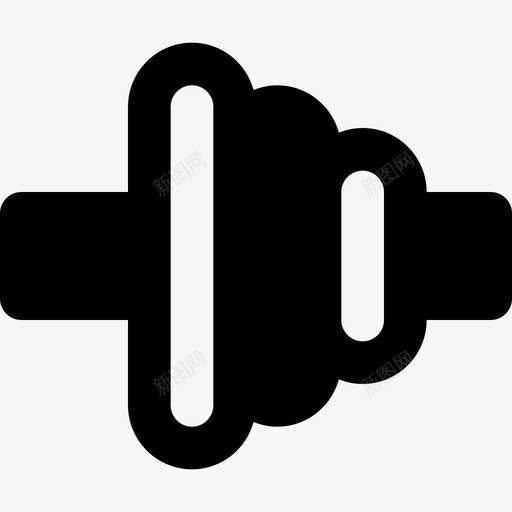 重量健身8实心图标svg_新图网 https://ixintu.com 健身8 实心 重量