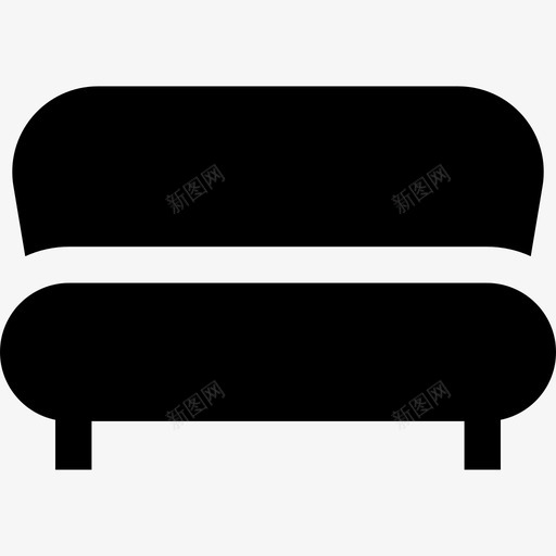 沙发家具15填充图标svg_新图网 https://ixintu.com 填充 家具15 沙发