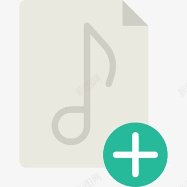 音乐文件音乐8平面图标图标