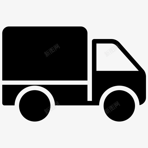 货运卡车工业卡车物流卡车图标svg_新图网 https://ixintu.com 工业卡车 拖车货车 物流卡车 货运卡车 货运货车 运输字形图标