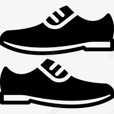 鞋男鞋3填充图标图标
