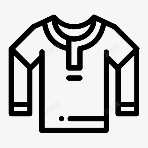 boubou非洲中心时尚图标svg_新图网 https://ixintu.com boubou 时尚 男式 衬衫 轮廓项目 长袖 非洲中心