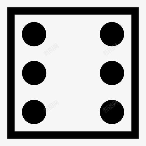 六赌场机会图标svg_新图网 https://ixintu.com 六 机会 点数 赌场 选择 面子 骰子