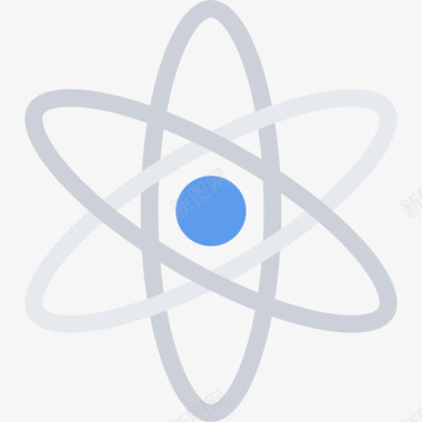 原子空间与科学3平面图标图标