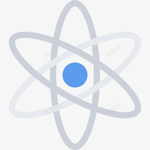 原子空间与科学3平面图标svg_新图网 https://ixintu.com 原子 平面 空间与科学3