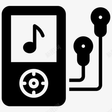 听音乐ipodmp3播放器图标图标