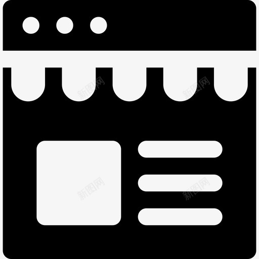 网上商店购物和商业11已满图标svg_新图网 https://ixintu.com 已满 网上商店 购物和商业11