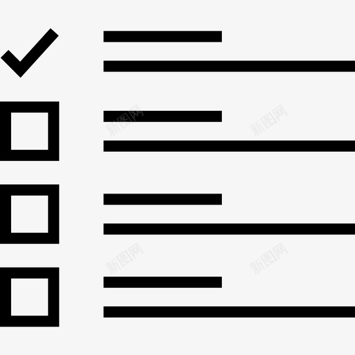检查线框细线图标svg_新图网 https://ixintu.com 检查 线框 细线