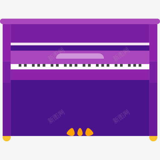 钢琴家用3平的图标svg_新图网 https://ixintu.com 家用3 平的 钢琴