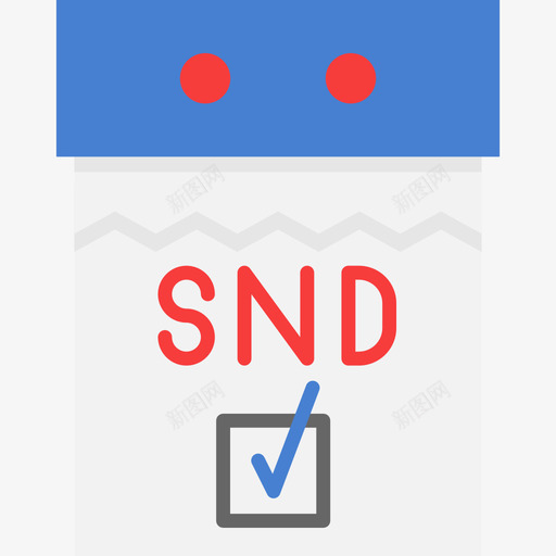 日历选举扁平图标svg_新图网 https://ixintu.com 扁平 日历 选举