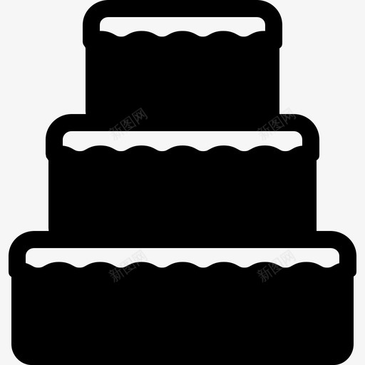生日蛋糕食品和饮料7固体图标svg_新图网 https://ixintu.com 固体 生日蛋糕 食品和饮料7