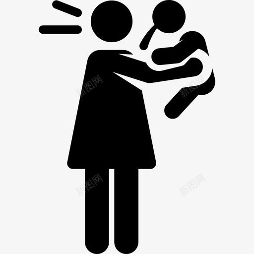 母性婴儿护理象形图填充图标svg_新图网 https://ixintu.com 填充 婴儿护理象形图 母性