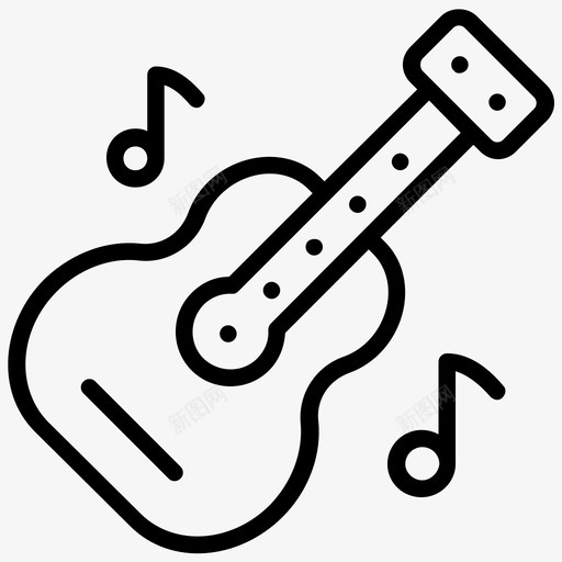 吉他原声吉他电吉他图标svg_新图网 https://ixintu.com festajunina元素线图标 乐器 原声吉他 吉他 电吉他 音乐