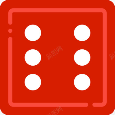 骰子赌场5单位图标图标