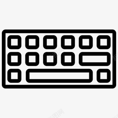 电脑键盘设备硬件图标图标