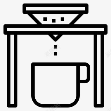 咖啡店饮料滴水图标图标