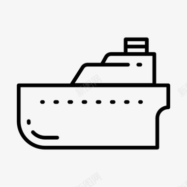 快艇船运输图标图标