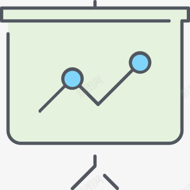 演示文稿商务23彩色图标图标