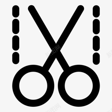 理发师水手剪刀图标图标