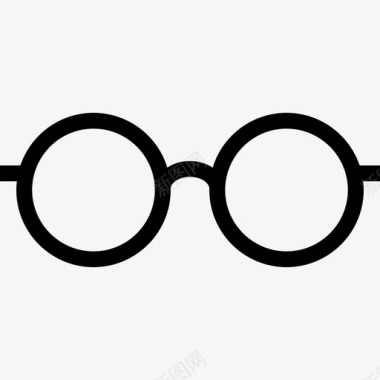 眼镜iosul6线状图标图标