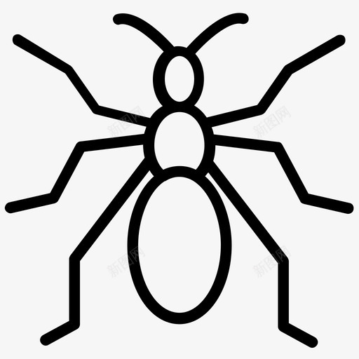 蚂蚁桃金娘昆虫图标svg_新图网 https://ixintu.com 无脊椎动物 昆虫 昆虫线图标 桃金娘 热带昆虫 蚂蚁