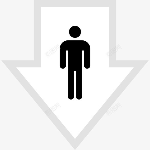 人物信息图形红色扁平图标svg_新图网 https://ixintu.com 人物 信息图形红色 扁平