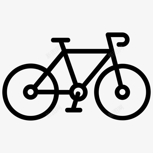 自行车自行车爱好爱好和兴趣线图标svg_新图网 https://ixintu.com 爱好和兴趣线图标 自行车 自行车爱好