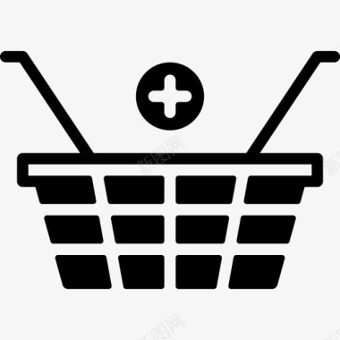 购物篮电子商务12满图标图标