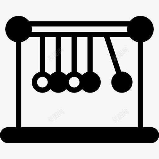 牛顿摇篮科学11号填充图标svg_新图网 https://ixintu.com 填充 牛顿摇篮 科学11号