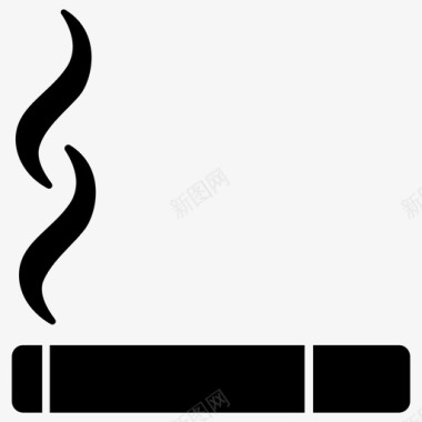 香烟尼古丁吸烟图标图标