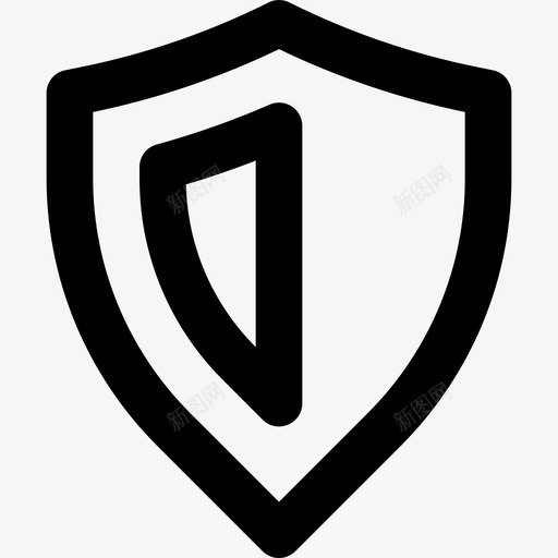 防护罩安全16轮廓图标svg_新图网 https://ixintu.com 安全16 轮廓 防护罩