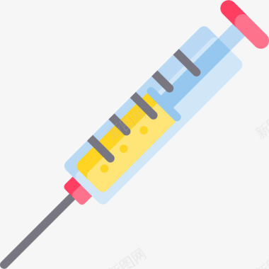 注射器宠物店10扁平图标图标